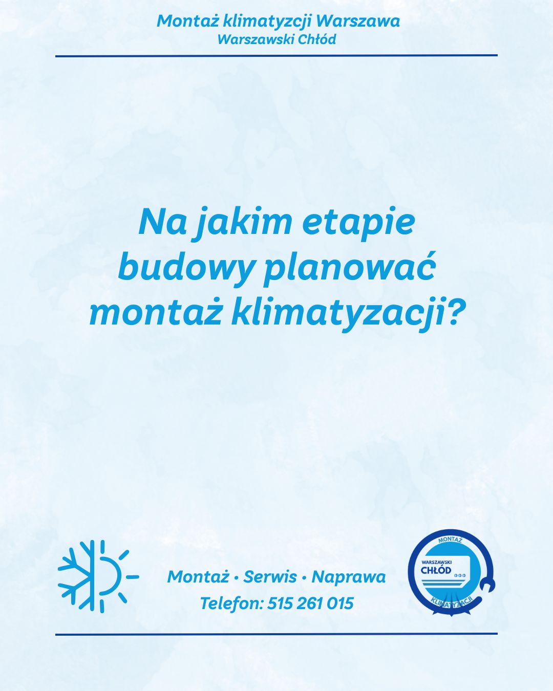 Na jakim etapie budowy planować montaż klimatyzacji?